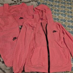 Nike Women's Pink 3 Piece Set